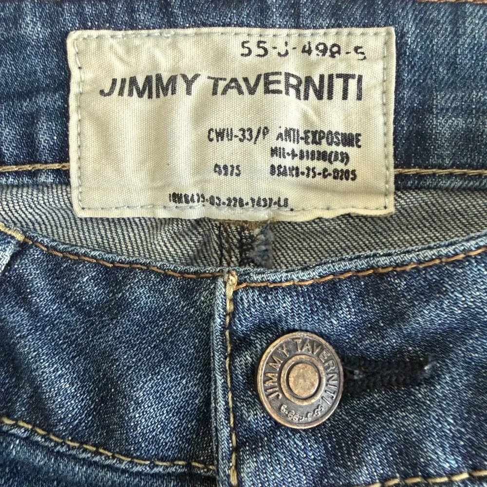 Jimmy Taverniti Vintage Skinny Jeans Air Womens Anti-Exposure 27 Blue 55-J-498-5